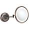 Aptations Italian Bronze LED 5X Magnifying Makeup Mirror