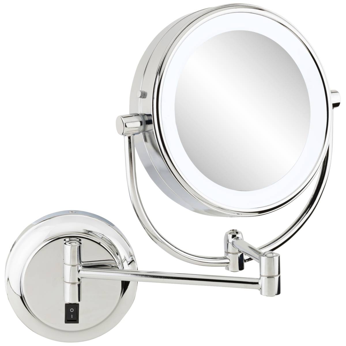 Wall Mounted Lighted Magnifying Bathroom Mirror | Shelly Lighting