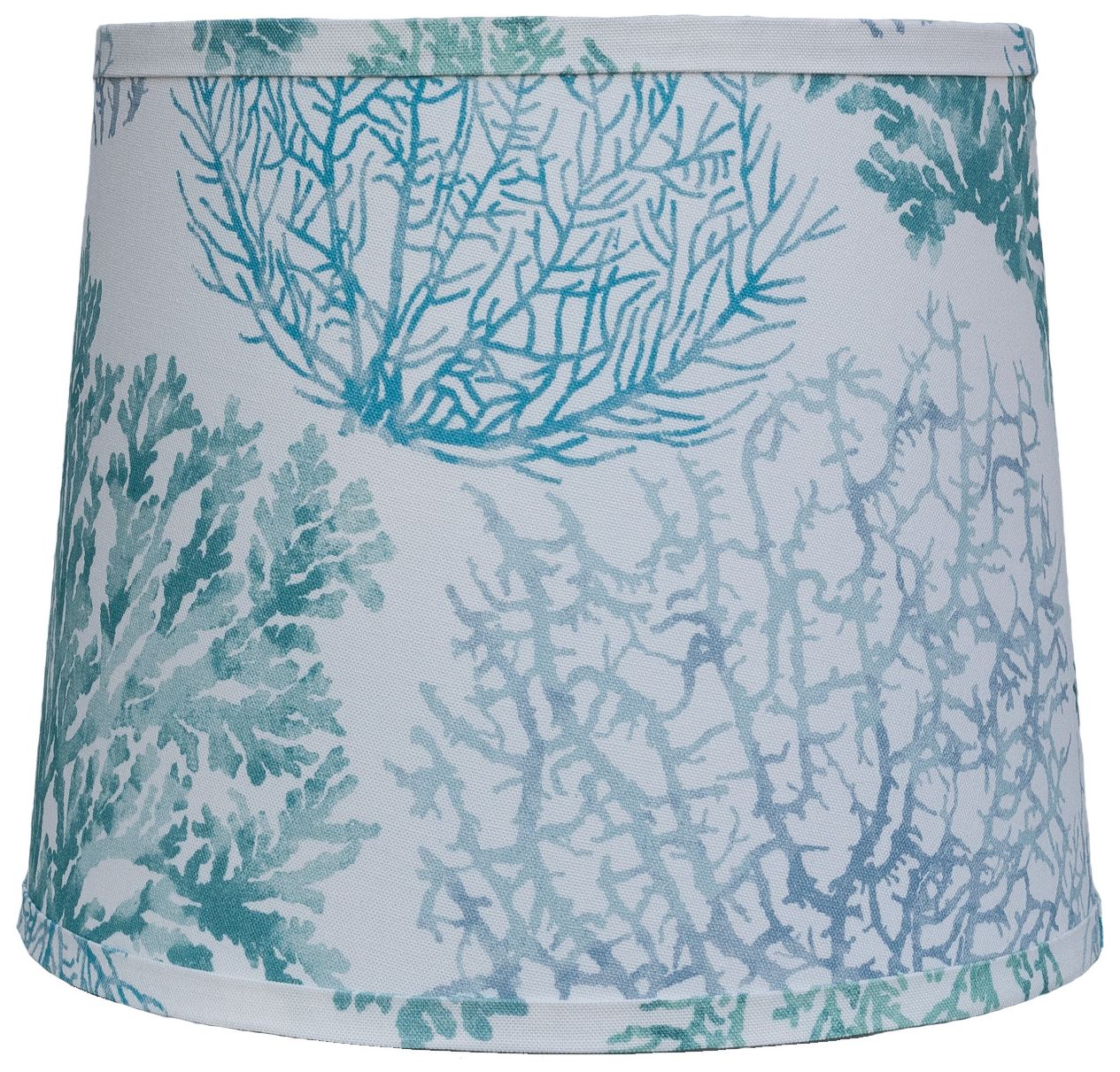 Aqua Coral Drum Lamp Shade 8 x 10 x 9 (Spider) 153X4 Lamps Plus