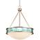 Aqua Mosaic 20 1/2" Wide Brushed Nickel Pendant Light