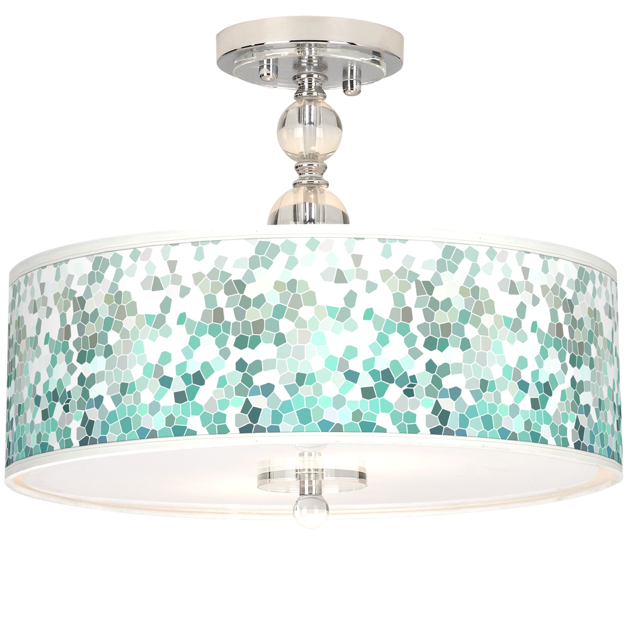 mosaic flush mount ceiling light