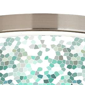 Image2 of Aqua Mosaic Giclee Energy Efficient Ceiling Light more views