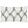 Aqua Rope 20" x 12" Lumbar Indoor-Outdoor Decorative Pillow
