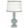 Aqua-Sphere Apothecary Table Lamp with Ric-Rac Trim