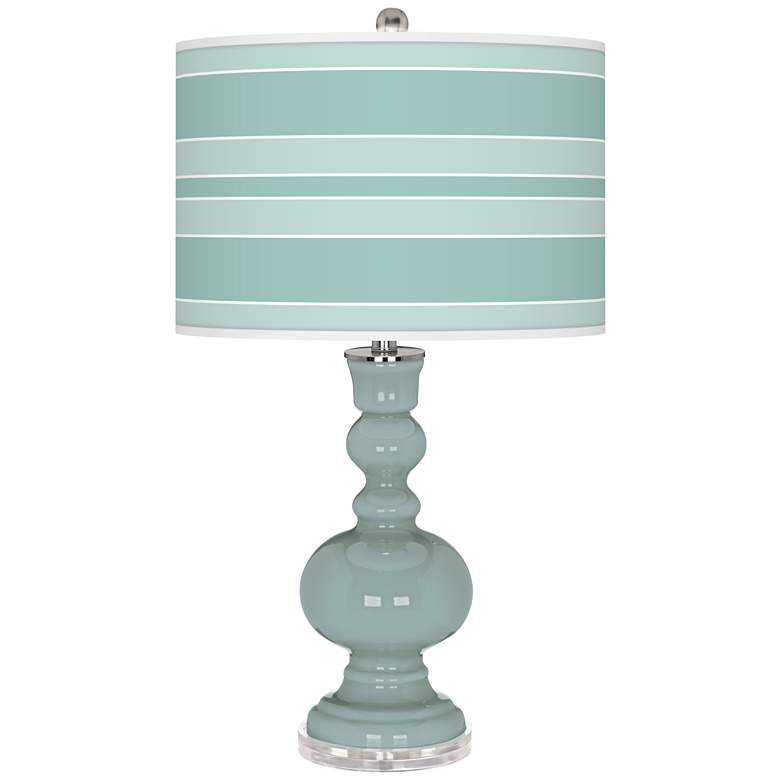 Image 1 Aqua-Sphere Bold Stripe Apothecary Table Lamp