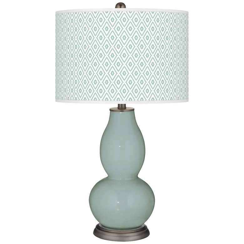 Image 1 Aqua-Sphere Diamonds Double Gourd Table Lamp