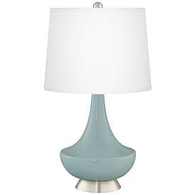 Image2 of Aqua-Sphere Gillan Glass Table Lamp with Dimmer