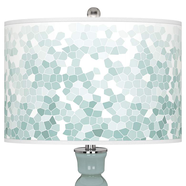 Image 2 Aqua-Sphere Mosaic Giclee Apothecary Table Lamp more views