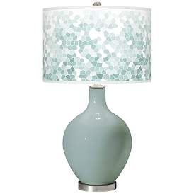 Image1 of Aqua-Sphere Mosaic Giclee Ovo Table Lamp