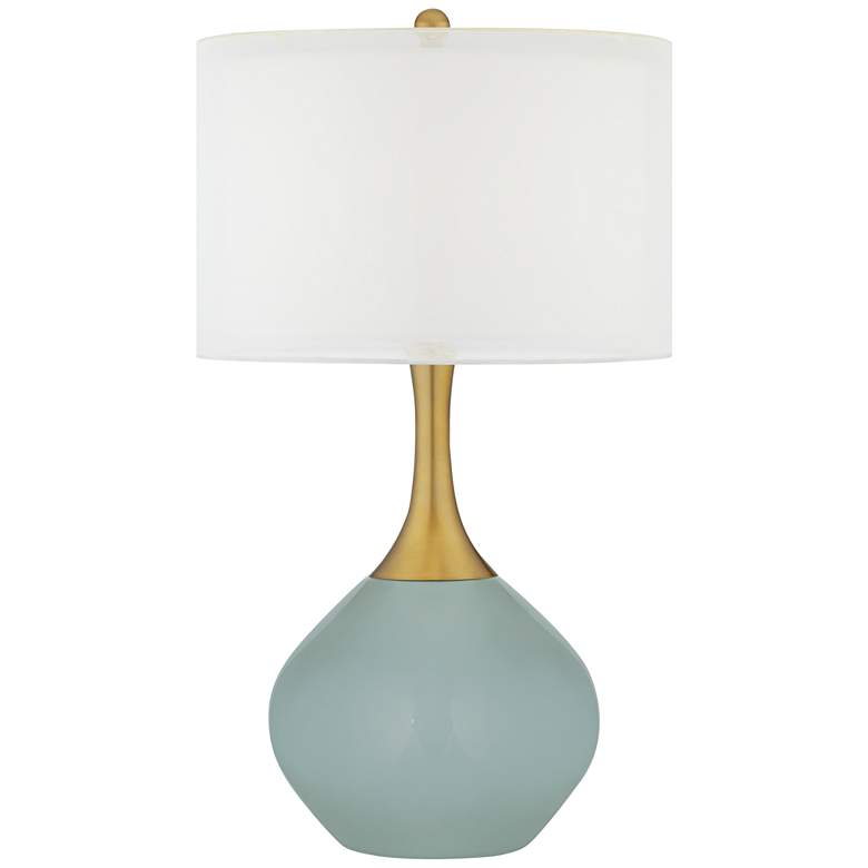Image 1 Aqua-Sphere Nickki Brass Modern Table Lamp