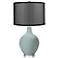 Aqua-Sphere Ovo Table Lamp with Organza Black Shade