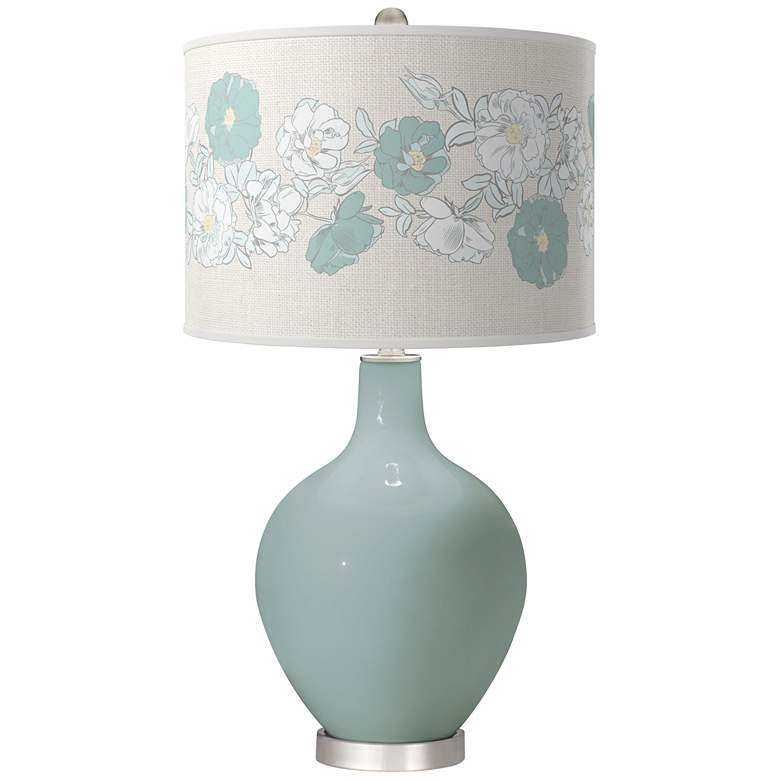 Image 1 Aqua-Sphere Rose Bouquet Ovo Table Lamp