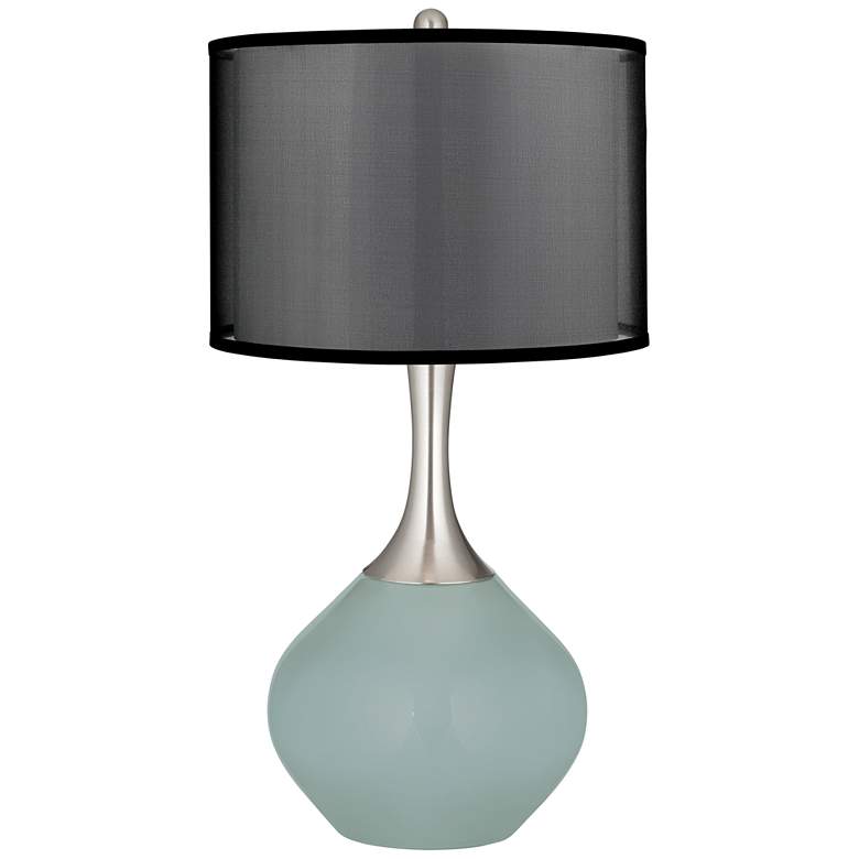 Image 1 Aqua-Sphere Spencer Table Lamp with Organza Black Shade