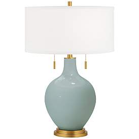 Image2 of Aqua-Sphere Toby Brass Accents Table Lamp with Dimmer