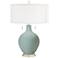 Aqua-Sphere Toby Table Lamp with Dimmer