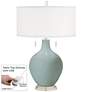 Aqua-Sphere Toby Table Lamp with Dimmer