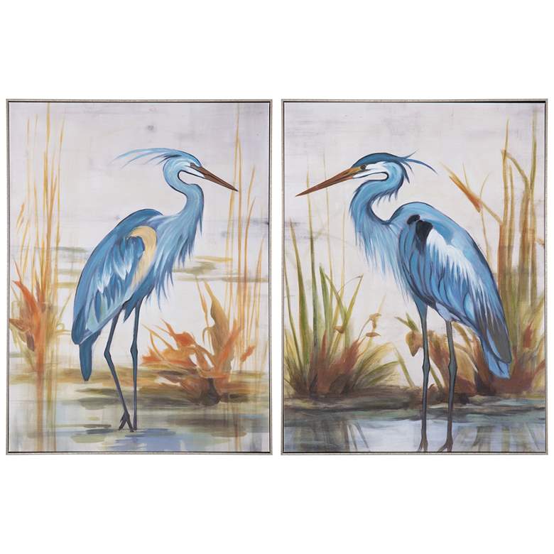 Image 1 Aqua Stance Framed Canvas Set of 2