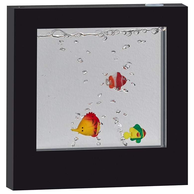 Image 1 Aquarium Black Battery-Operated LED Light Box