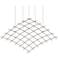 Aquarius Major 177"W 49.L Espresso Black LED Chandelier-Clear 2200/120"C