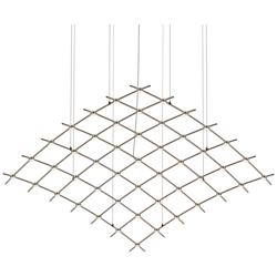 Aquarius Major 177"W 49.L Espresso Black LED Chandelier-Clear 2200/120"C