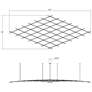 2_Aquarius Major 177"W 49.L Espresso Black LED Chandelier-Clear 2200/120"C more views