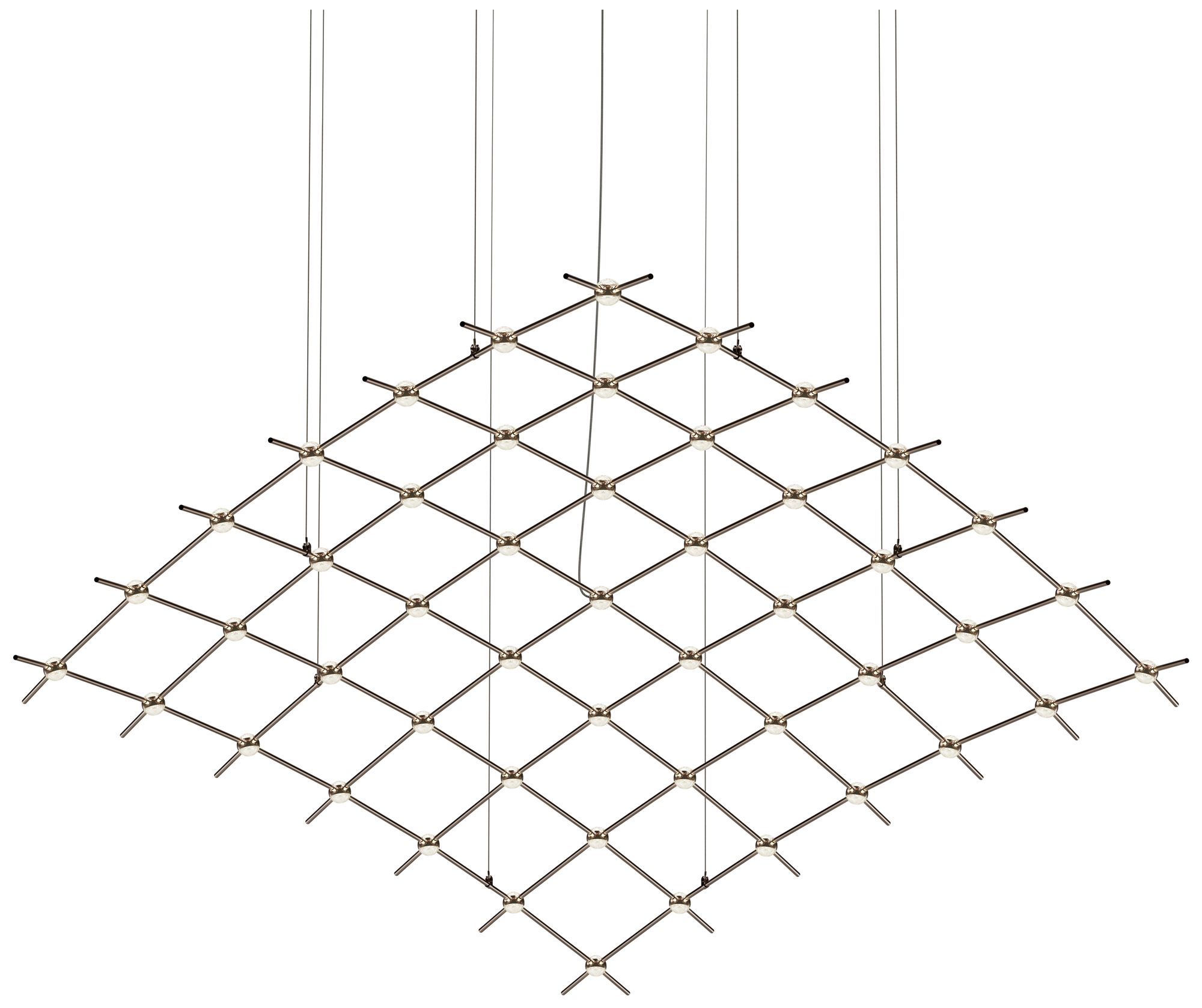 Aquarius Major 177"W 49.L Espresso Black LED Chandelier-Clear 3000/120"C