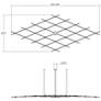 2_Aquarius Medius 122"W 25.L Espresso Black LED Chandelier-Clear 3000/120"C more views