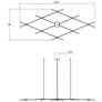 2_Aquarius Minor 66.75"W 9.L Espresso Black LED Chandelier-Clear 2200/120"C more views