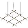 1_Aquarius Minor 66.75"W 9.L Espresso Black LED Chandelier-White 2200/120"C