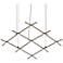 Aquarius Minor 66.75"W 9.L Espresso Black LED Chandelier-White 2200/120"C