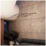 5_Aquarius Minor 66.75"W 9.L Espresso Black LED Chandelier-White 2200/120"C more views