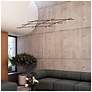 4_Aquarius Minor 66.75"W 9.L Espresso Black LED Chandelier-White 2700/120"C more views