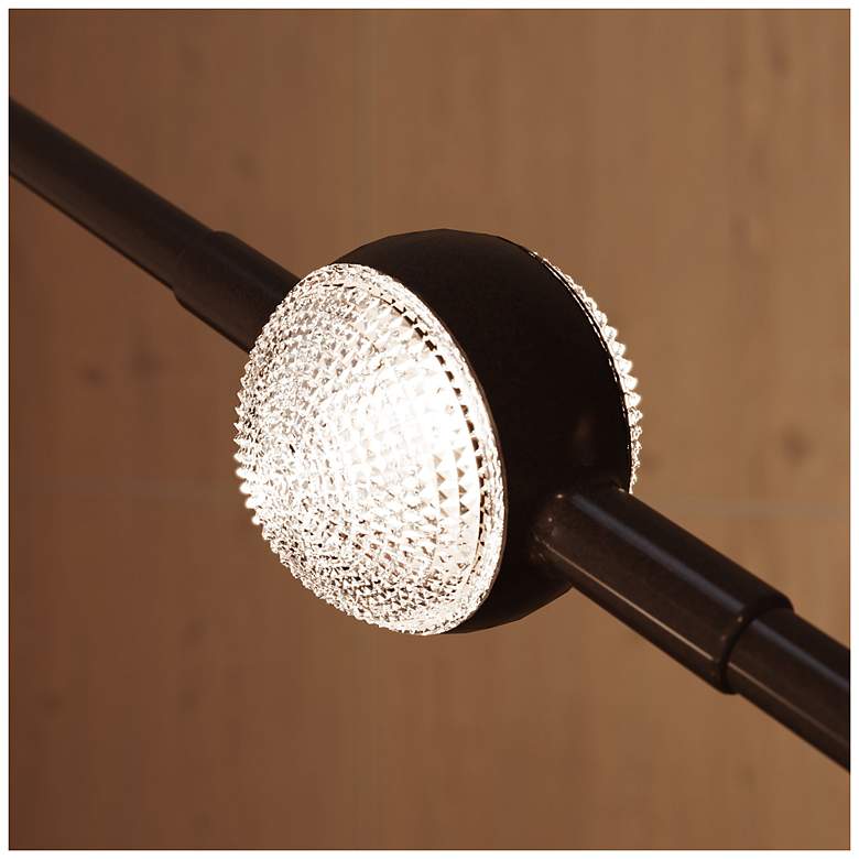 Image 4 Aquila Major 37.25"W 20.L Espresso Black LED Chandelier-Clear 2200/120"C more views