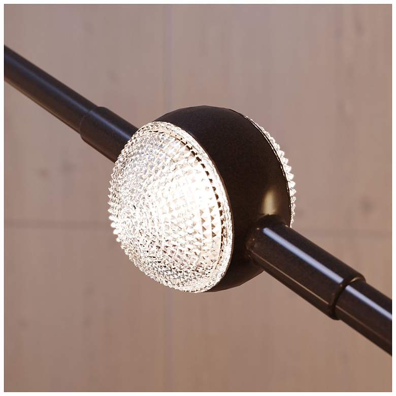 Image 5 Aquila Major 37.25"W 20.L Espresso Black LED Chandelier-Clear 2200/120"C more views