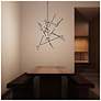 6_Aquila Major 37.25"W 20.L Espresso Black LED Chandelier-Clear 2200/240"C more views