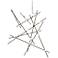 Aquila Major 37.25"W 20.L Espresso Black LED Chandelier-White 2700/120"C
