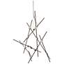 1_Aquila Minor 25.75"W 13.L Espresso Black LED Chandelier-Clear 2700/240"C