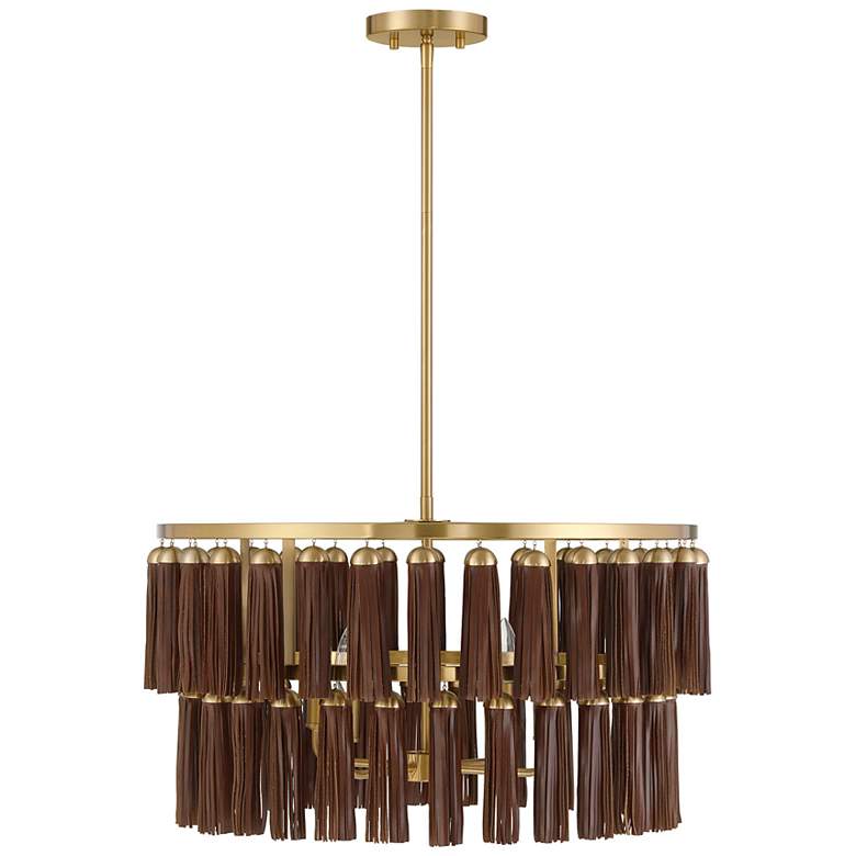Image 2 Aquitane 4-Light Pendant in Warm Brass more views