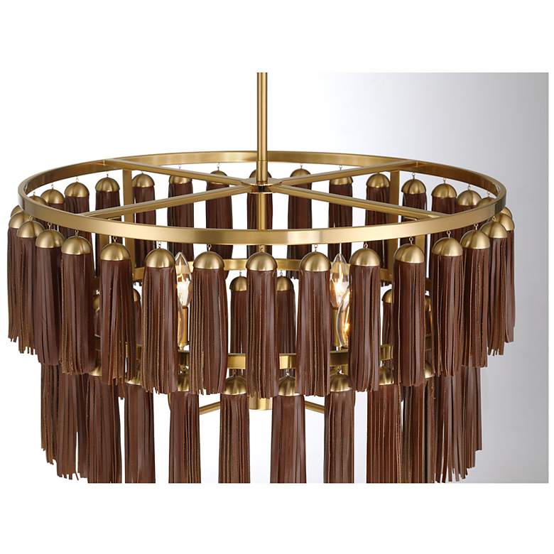 Image 6 Aquitane 4-Light Pendant in Warm Brass more views