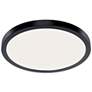 1_Ara 11-in Flush Mount 3000K in Black