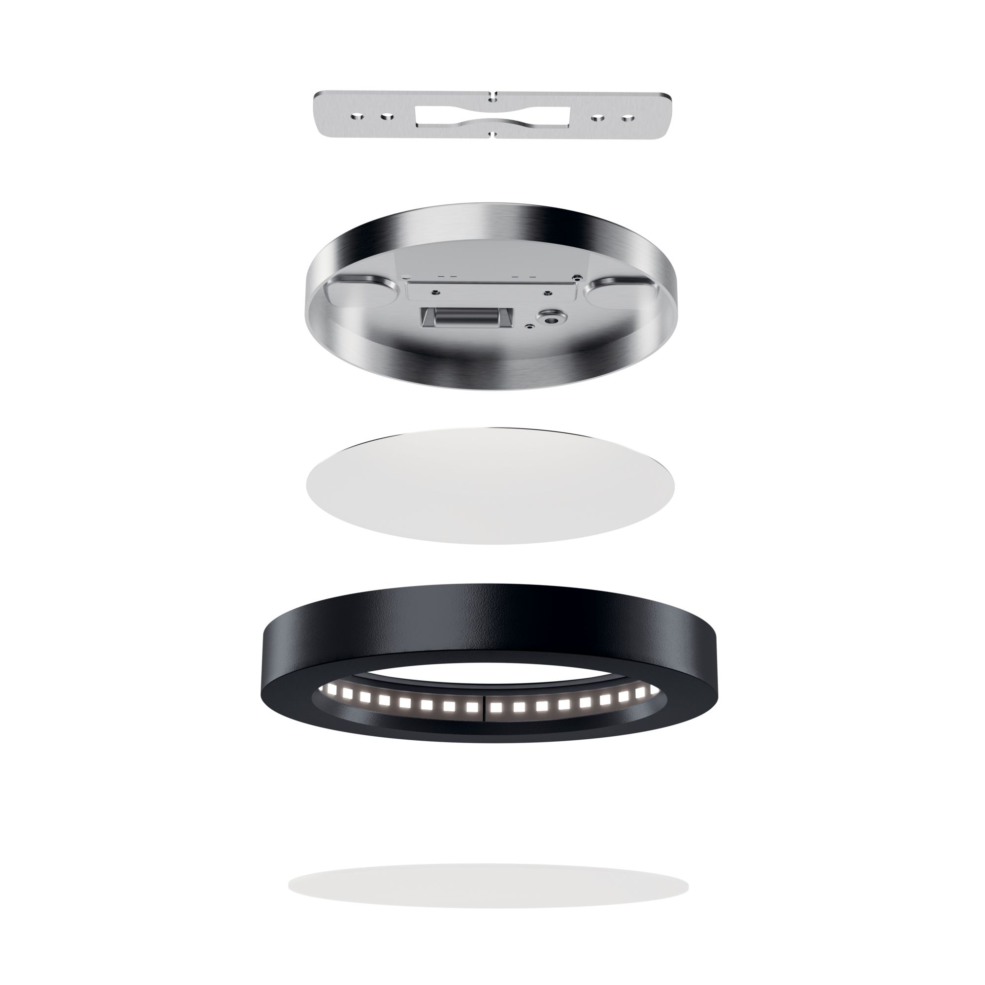 Image 3 Ara 11-in Flush Mount 3000K in Black more views