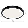 5_Ara 11-in Flush Mount 3000K in Black more views