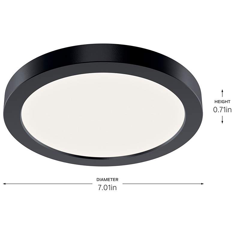Image 5 Ara 7-in Downlight 3000K in Black more views
