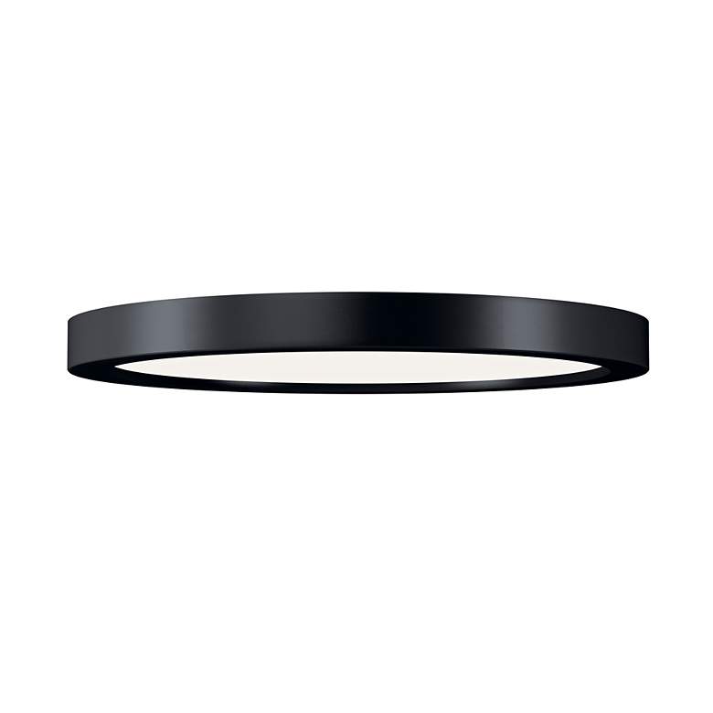 Image 2 Ara 9-in Flush Mount 3000K in Black more views