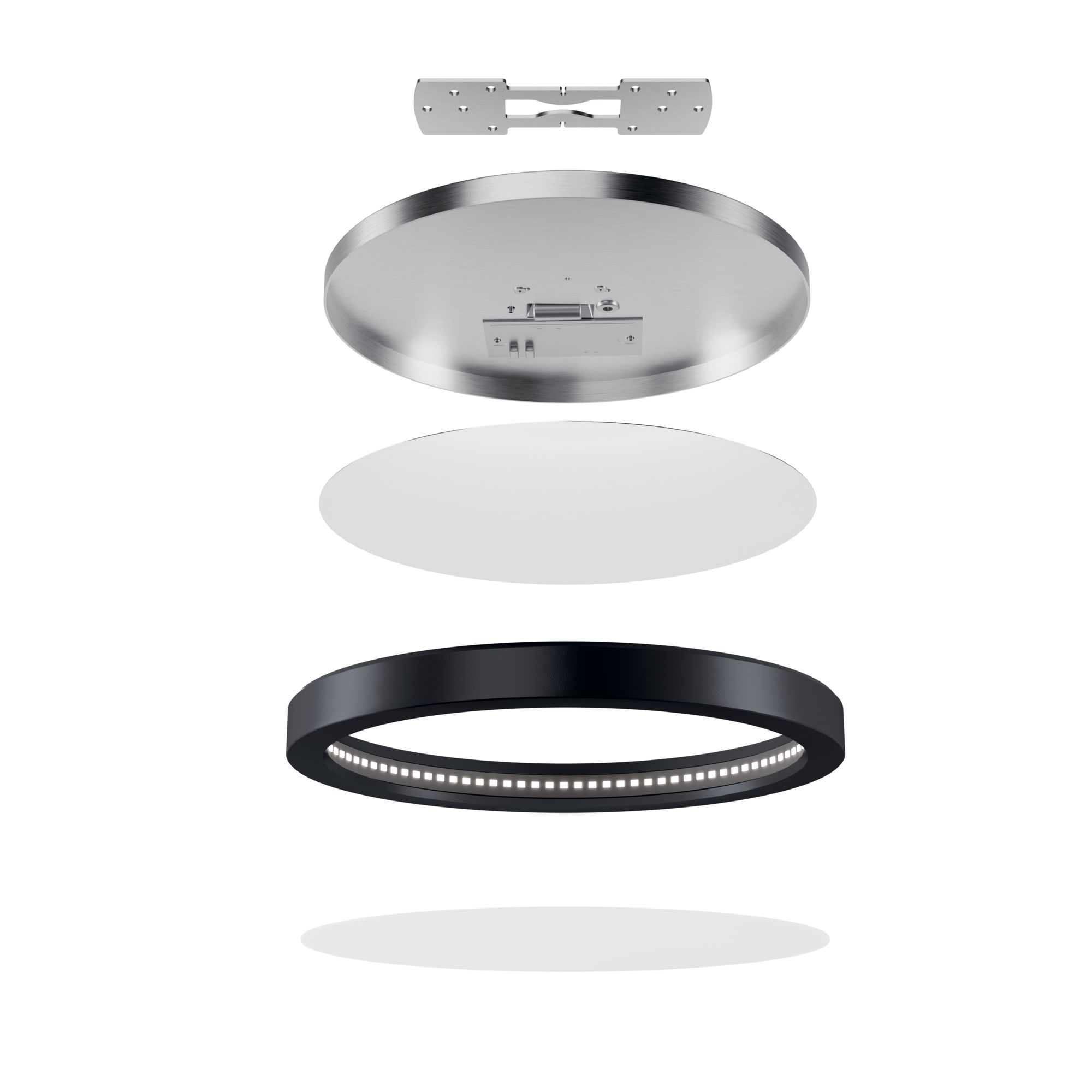 Image 3 Ara 9-in Flush Mount 3000K in Black more views