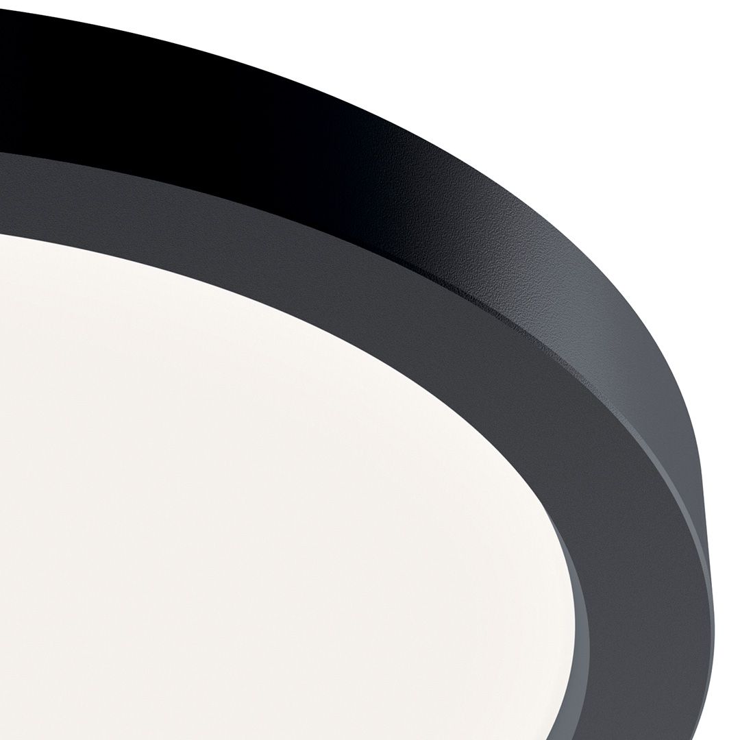 Image 4 Ara 9-in Flush Mount 3000K in Black more views