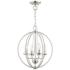 Arabella 15" Wide Brushed Nickel 4-Light Pendant Light