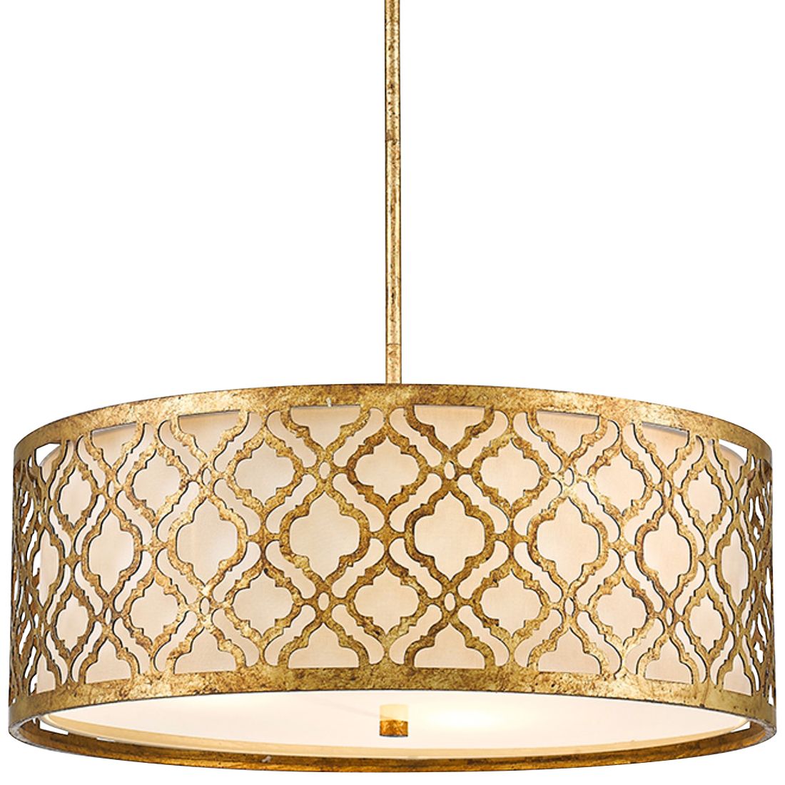 gold shade pendant light