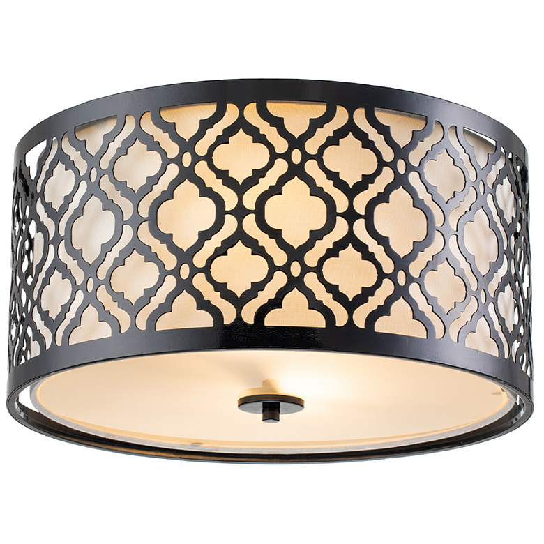 Image 1 Arabella Flush Mount in Black