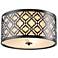 Arabella Flush Mount in Black